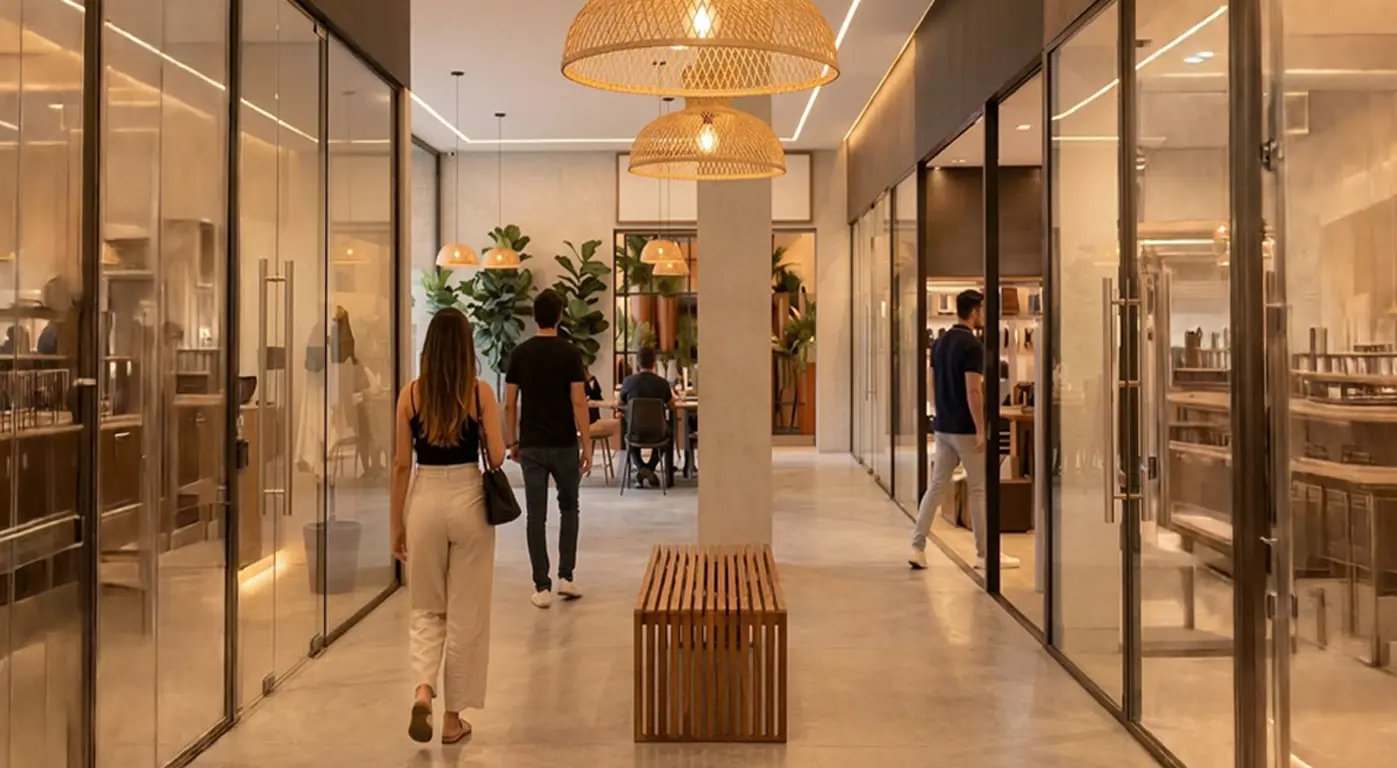 Circulação da galeria